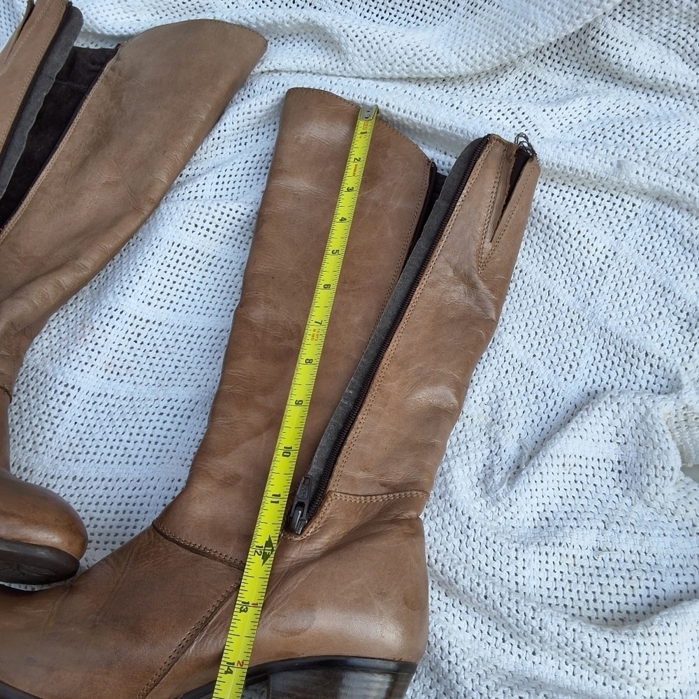 Eric Michael's Handcrafted leather boots 6.5- 7/37 - Picture 13 of 16